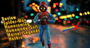 Review Spiderman Homemade Suit Marvel Legends Vulture Flight Gear BAF Hasbro Revision Español
