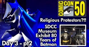 SDCC Day3 2019 part2 The SDCC Museum 80s years of Batman Exhibit Mega Jay Retro #batman #sdcc50