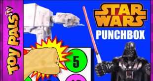 STAR WARS Toys PUNCHBOX SURPRISE CHALLENGE The Force Awakens Video Toypals.tv