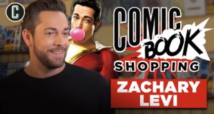 Shazam Star Zachary Levi Goes Comic Book Shopping