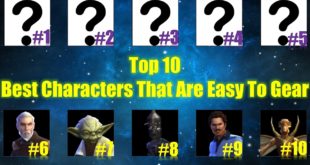 Star Wars Galaxy of Heroes: Top 10 Best Characters That Are Easy to Gear! (May 2017)