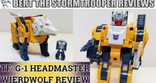 Transformers Generation 1 HEADMASTER WEIRDWOLF (KO) Review! Bert the Stormtrooper Reviews!