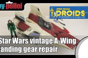 Vintage Star Wars A-Wing Landing gear repair - Toy Polloi