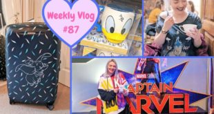 Weekly Vlog #87 | Captain Marvel Disney UK Gifts & Samsonite Dumbo Suitcase Review!