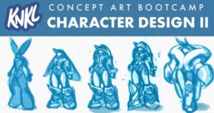 Concept Art BOOT CAMP 8: Character Design II (Designing a NEW character from scratch!)