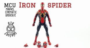 Custom MCU Iron Spider Marvel Legends Spider-Man 6" action figure review