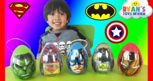 Easter Eggs Surprise Opening 2016 Marvel SuperHeroes Toys