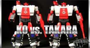 KO MP-14 ALERT vs. Takara MP-14 RED ALERT Transformers Masterpiece robot figure review