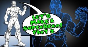 Let's Make a Superhero - Step by Step - Part 2 -  in Manga Studio 5