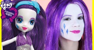 My Little Pony Rarity Makeup Tutorial!  Equestria Girl Doll Cosplay | Kittiesmama
