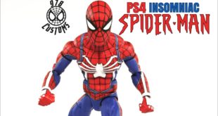 PS4 Spider-Man Custom Marvel Legends Spider-Man 6” action figure review