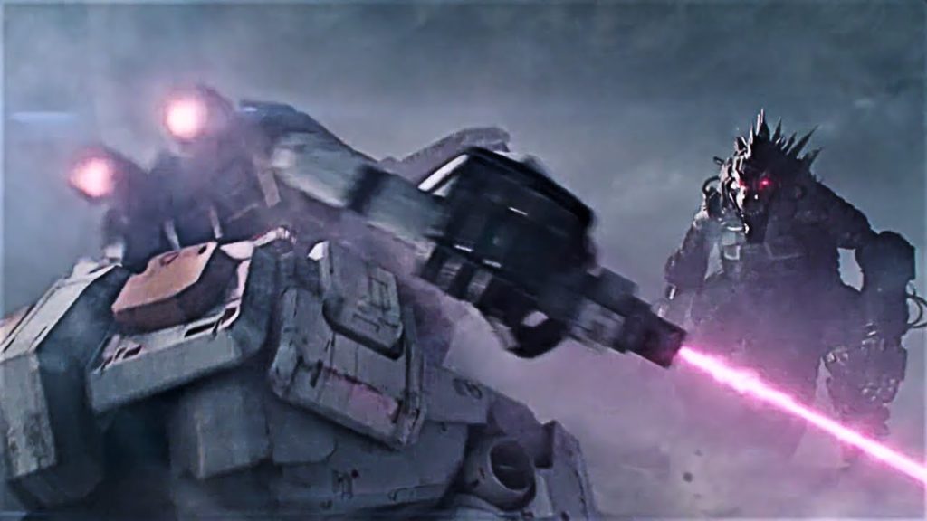 ready player one mechagodzilla vs Iron Giant Gundam