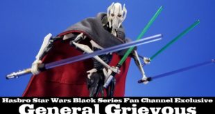 Star Wars Black Series General Grievous Hasbro Action Figure Review @dorksidetoys