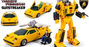 Transformers G1 KO Masterpiece MP-39 Sunstreker Lamborghihi Countach LP500s Vehicle Car Robot Toys