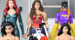 6 Bonecas Mulher Maravilha, Batgirl, Harley Quinn, Mera - Dc Comics