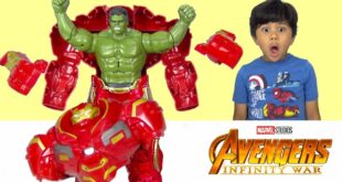 HULK OUT HULKBUSTER Marvel Avengers Infinity War Toys Unboxing Fun With TBTFUNTV