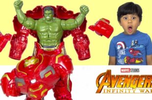 HULK OUT HULKBUSTER Marvel Avengers Infinity War Toys Unboxing Fun With TBTFUNTV