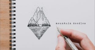 How To Draw Mountains | Mountain Doodles For Beginners