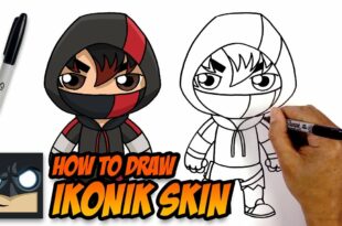 How to Draw Fortnite Ikonik Skin Step-by-Step Tutorial