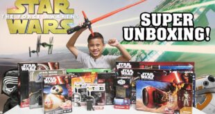 STAR WARS Super TOY Unboxing!!! The Force Awakens Surprise Box!