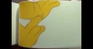 Cool Simpsons Flipbook Animation Short Video w/ Homer & Bart Simpson