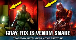 GRAY FOX is Venom Snake TEASED by Metal Gear MOVIE Concept Art?!