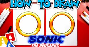 How To Draw A Ring From Sonic The Hedgehog - #stayhome and draw #withme