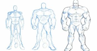 How to Draw A Massive Muscular Comic Book Superhero