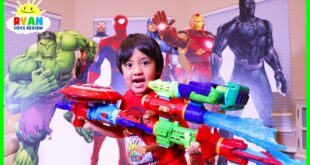 Marvel Avengers Infinity War Superhero Toys Hide and Seek with Ryan ToysReview