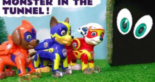 Paw Patrol Mighty Pups Mystery Tunnel Monster Rescue with DC Comics The Joker Full Episode