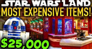 The MOST EXPENSIVE ITEMS in Star Wars Galaxy's Edge! - Disney News