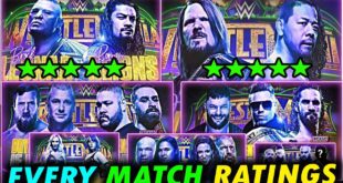 ⭐ Official Star Ratings for WWE Wrestlemania 34 & NXT Takeover New Orleans | 2 Five Star Matches