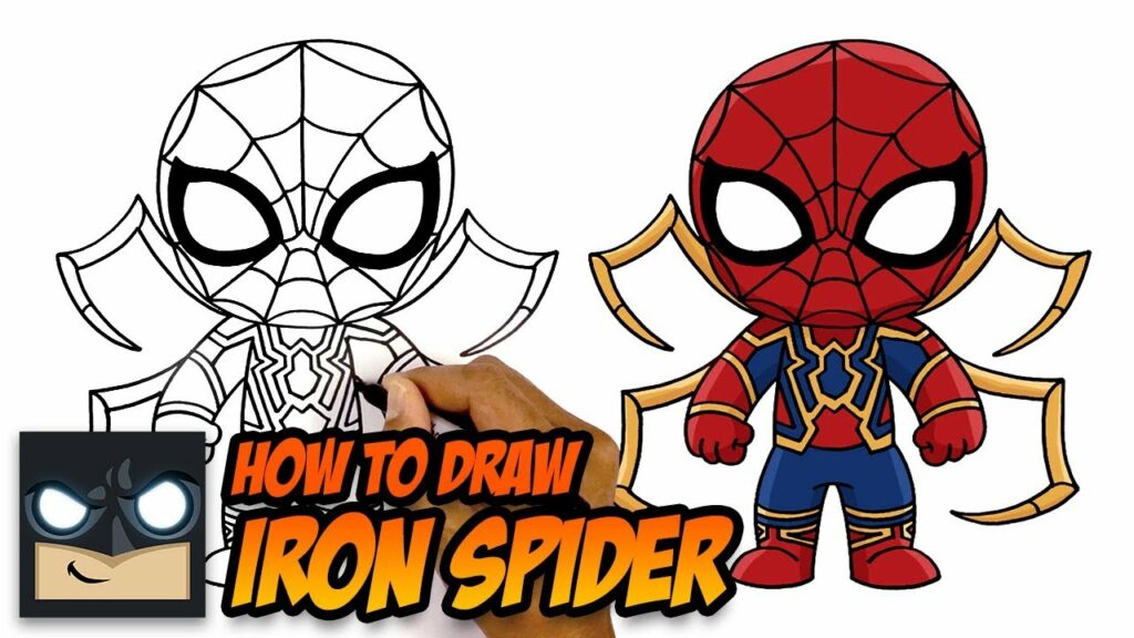 How To Draw Iron Spider from Spiderman Far From Home