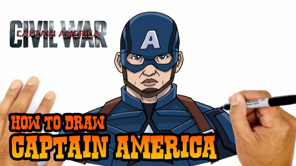 How to Draw Captain America | The Avengers - Epic Heroes Entertainment  Movies Toys TV Video Games News Art