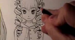 How to Draw Manga Hair: Curly Vs. Straight [HTD Video #13]