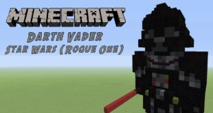 Minecraft Tutorial: Darth Vader (Star Wars) Statue