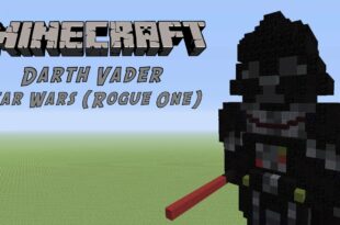 Minecraft Tutorial: Darth Vader (Star Wars) Statue