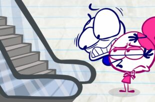 Pencilmate's Escalator FAILS | Animated Cartoons Characters | Animated Short Films