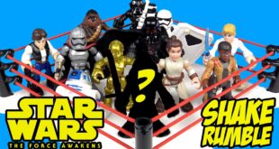 STAR WARS Shake Rumble with Star Wars Force Awakens Star Wars Toys & Unboxing by KiDCity