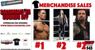 AJ Styles & Roman Reigns Tied For 2nd Among WWE Merchandise Sales