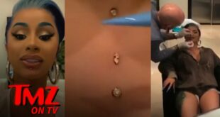Cardi B Got 3 Piercings In One Night! | TMZ