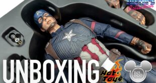 Hot Toys Captain America Avengers Endgame D23 Expo Unboxing