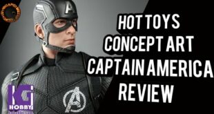 Hot Toys Concept Art Captain America Toy Fair Exclusive Review #HotToys #CaptainAmerica #toyfair