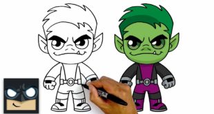How To Draw Beast Boy | Teen Titans