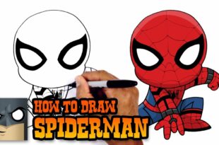how to draw spiderman homecoming
