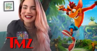 JoJo Embracing Childhood Nostalgia Through The New Crash Bandicoot Game! | TMZ