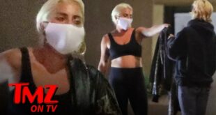 Lady Gaga Gifts Leather Jacket Off Her Back To Fan Who Complimented Her | TMZ