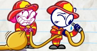 Pencilmate Fights Fires! | Animated Cartoons Characters | Animated Short Films | Pencilmation