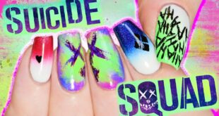 Suicide Squad Nail Art Tutorial coz I'M BORED PLAY WITH ME