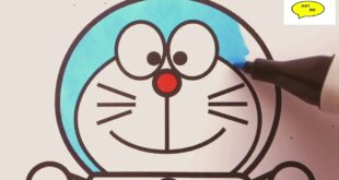 How to draw Doraemon in easy steps.......